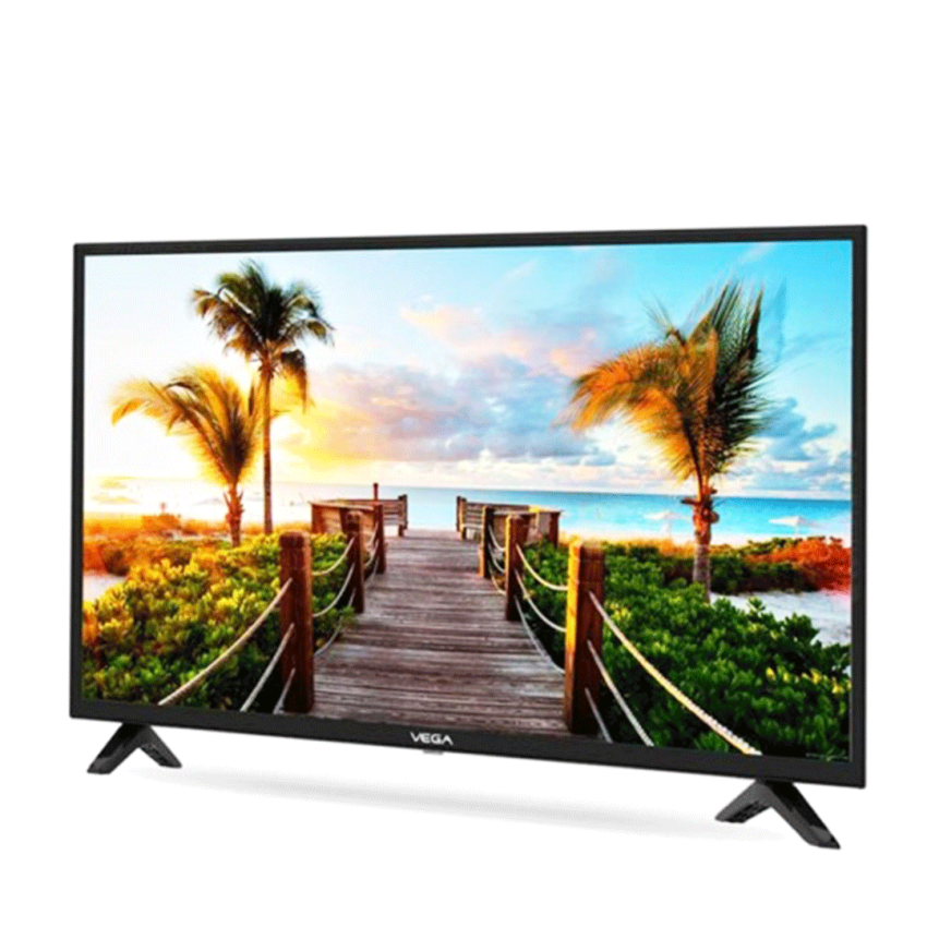 TV VEGA  LED 32" Noir HD Avec Récepteur intégré